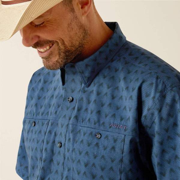 MEN'S Style No. 10051358 360 AirFlow Classic Fit Shirt-ENSIGN BLUE