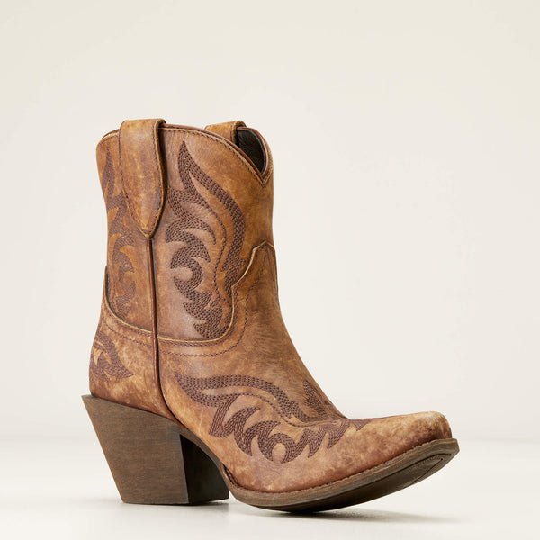 WOMEN'S Style No. 10051170 Chandler Western Boot-NATURALLY DISTRESSED BROWN