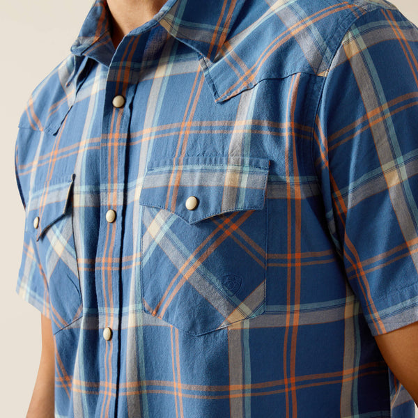 MEN'S Style No. 10051255 Hogany Retro Fit Shirt-BLUE RIDGE