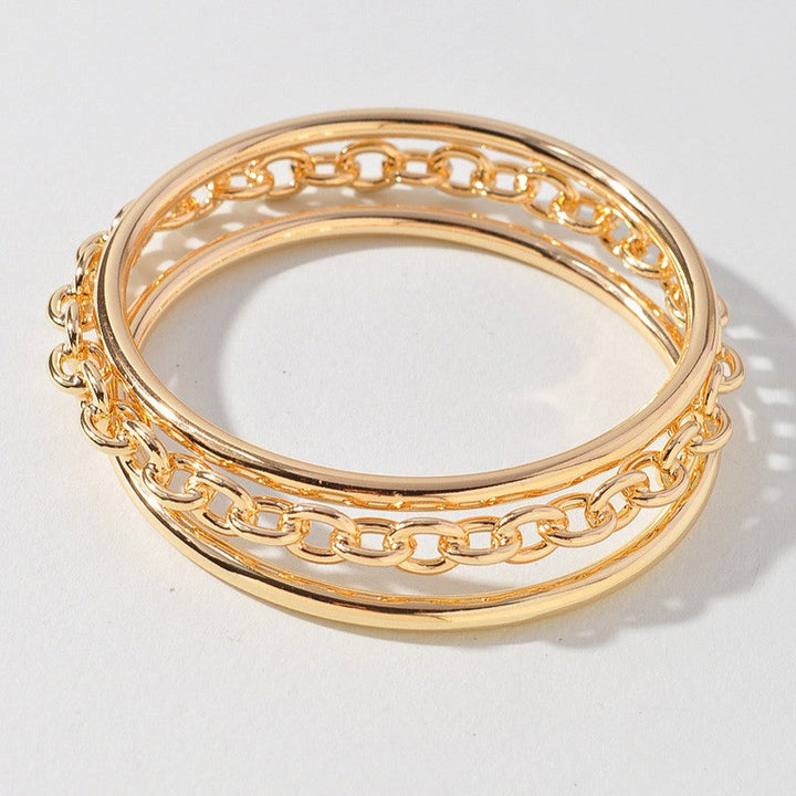 Trina Metal Bracelet Set