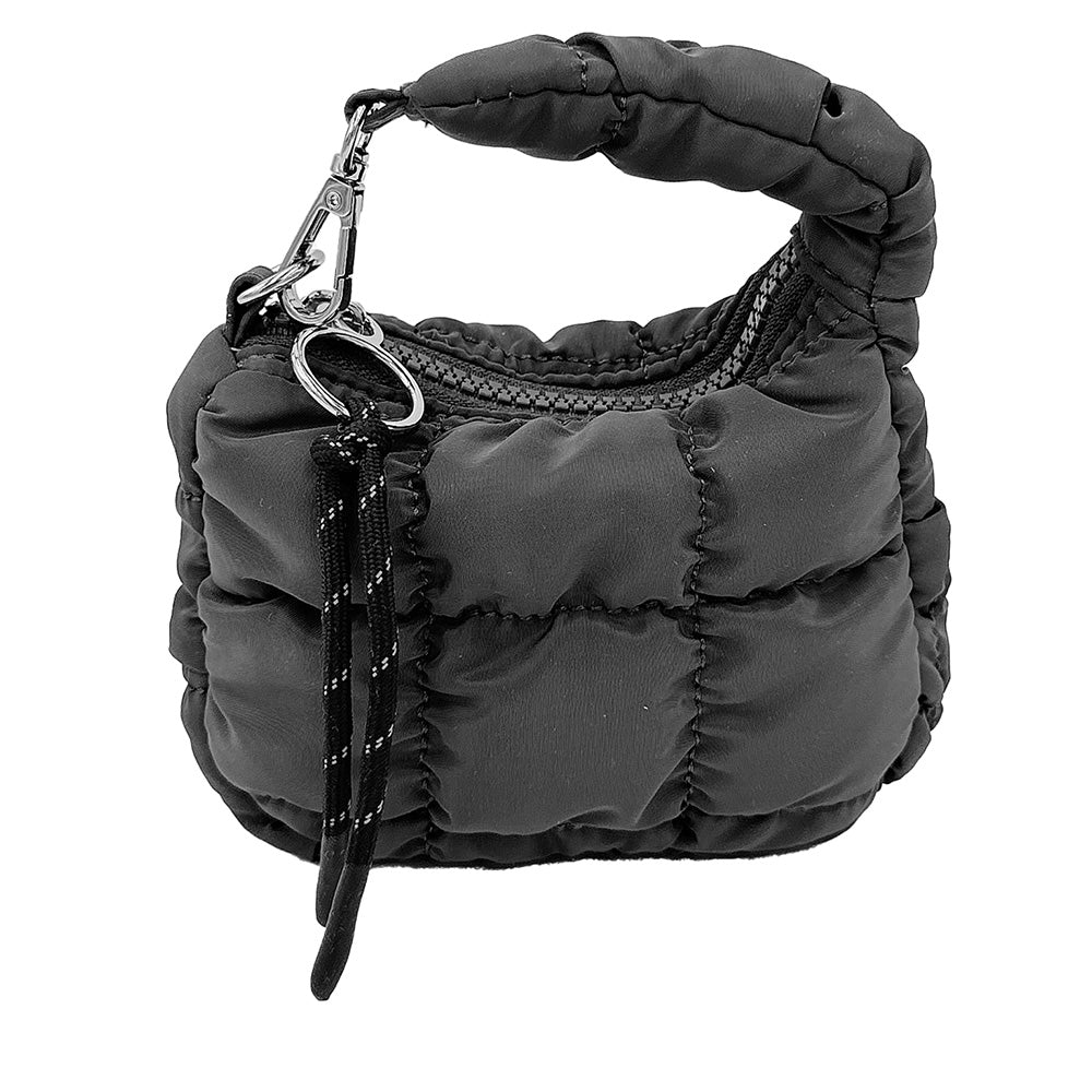 Quilted Puffer Mini Purse Bag / Bag Charm