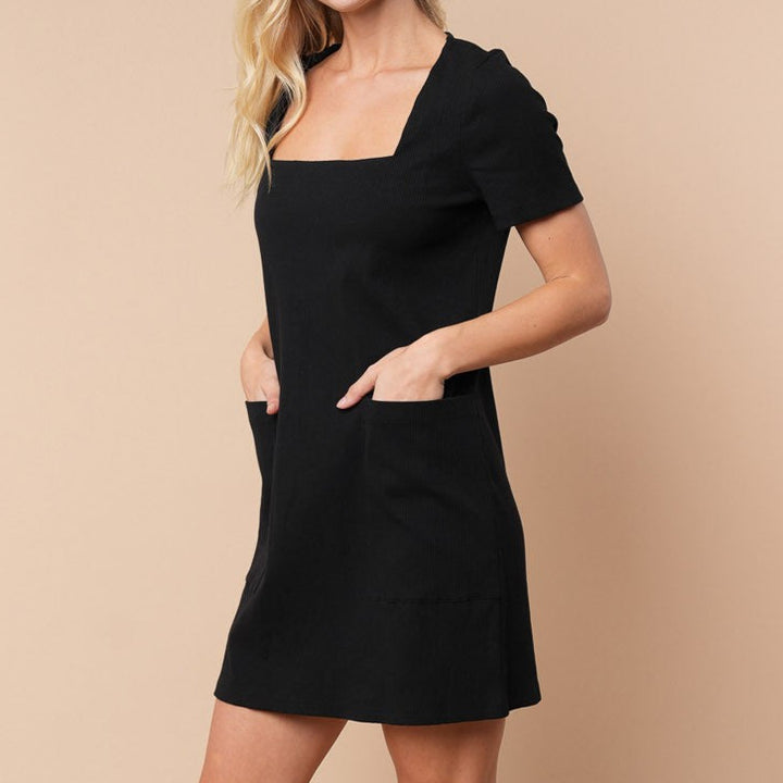 Springing In Black Dress