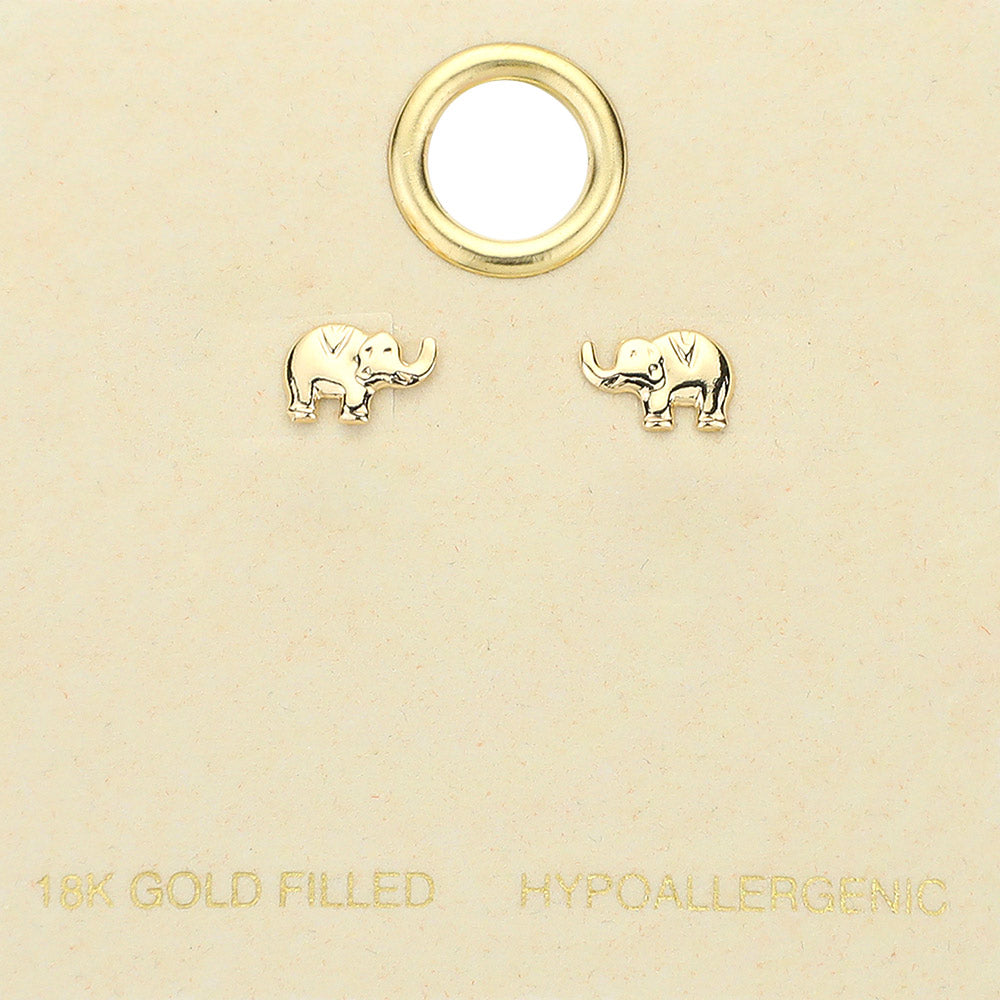 Elephant Stud Earrings