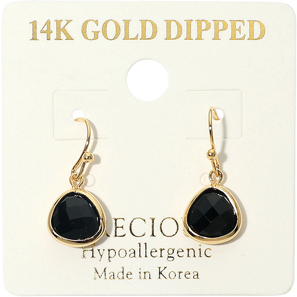 Stone Drop Earrings