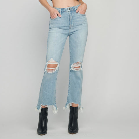 HIDDEN Happi Cropped Flare Stretch Jean