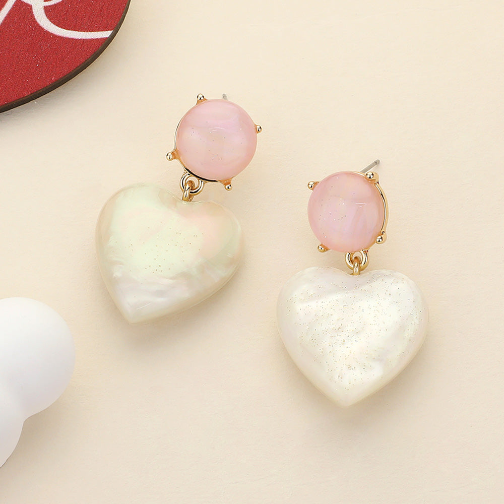 Paris Heart Earrings