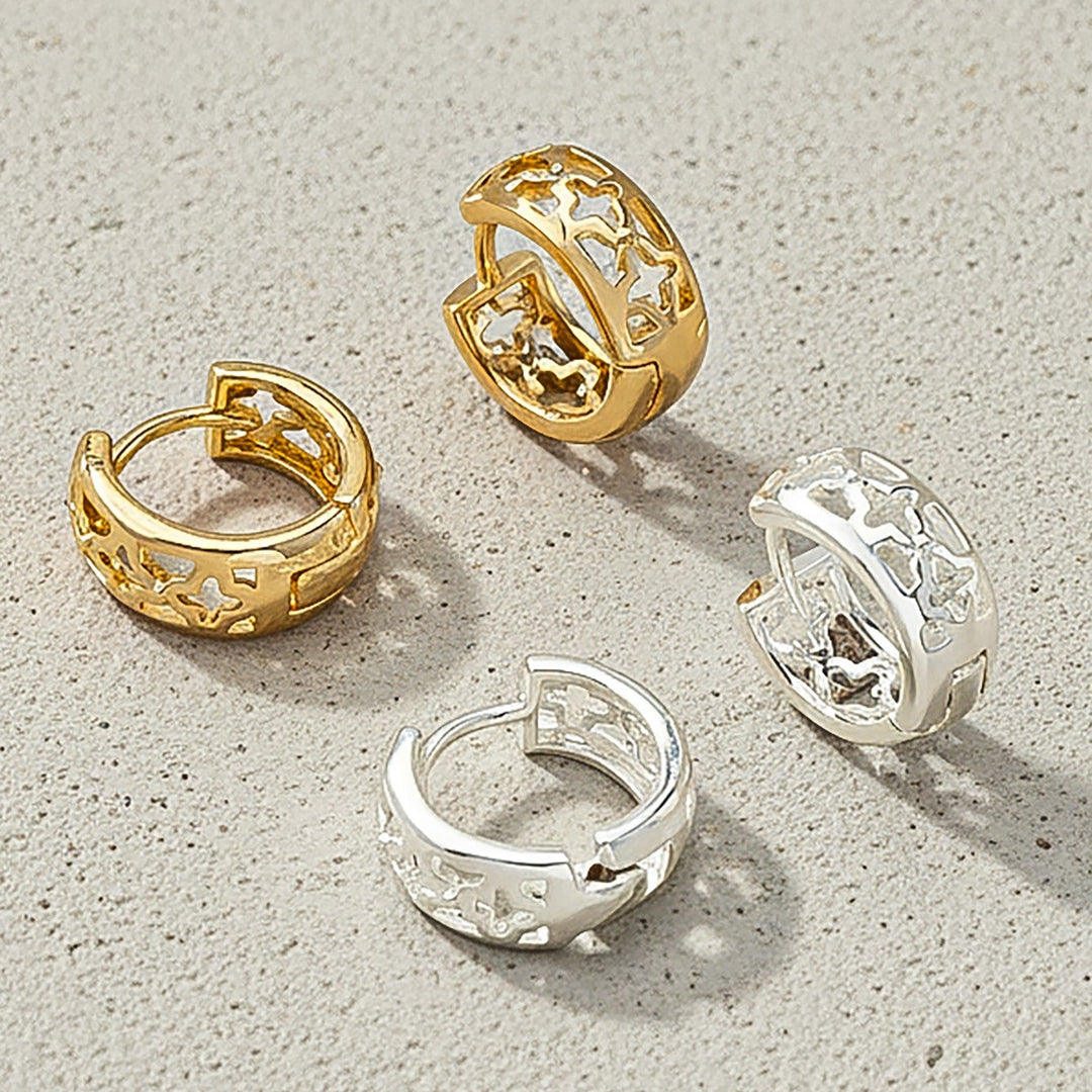 Cutout Clover Hoops