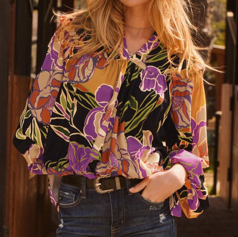 Floral Finny Top