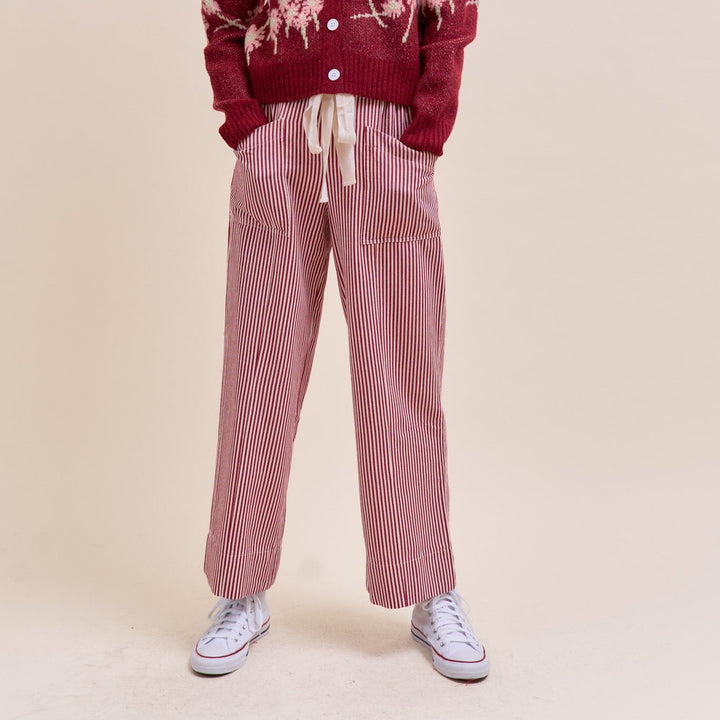 Jolly Stripped Wide Leg Pant