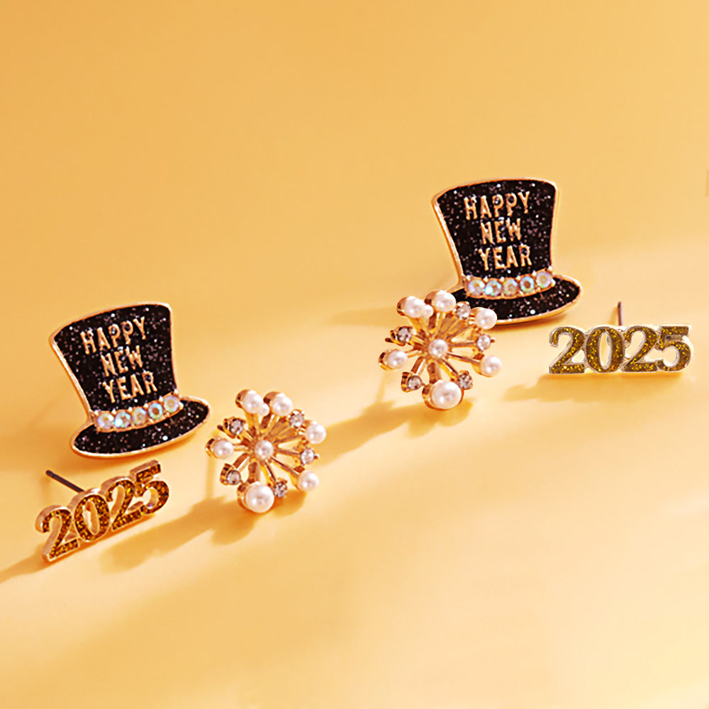 New Year Stud Set
