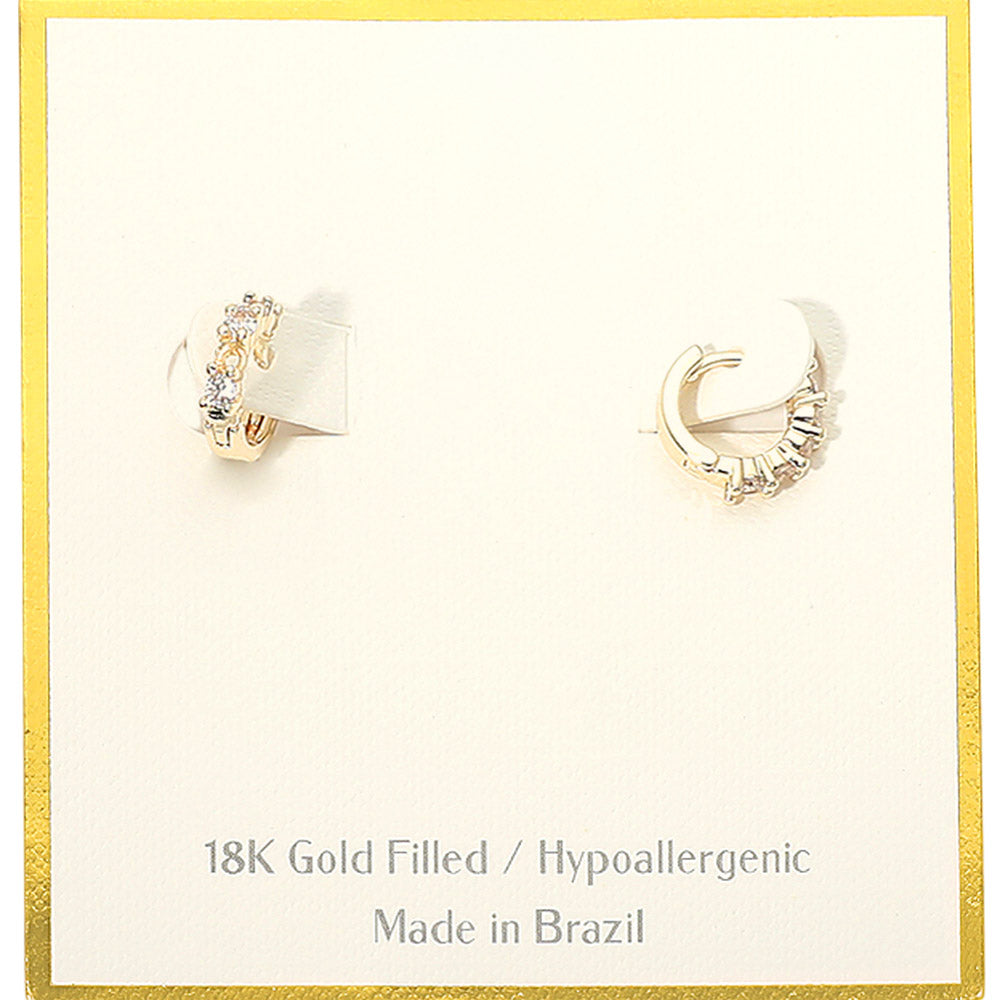 Lila Mini Hoops