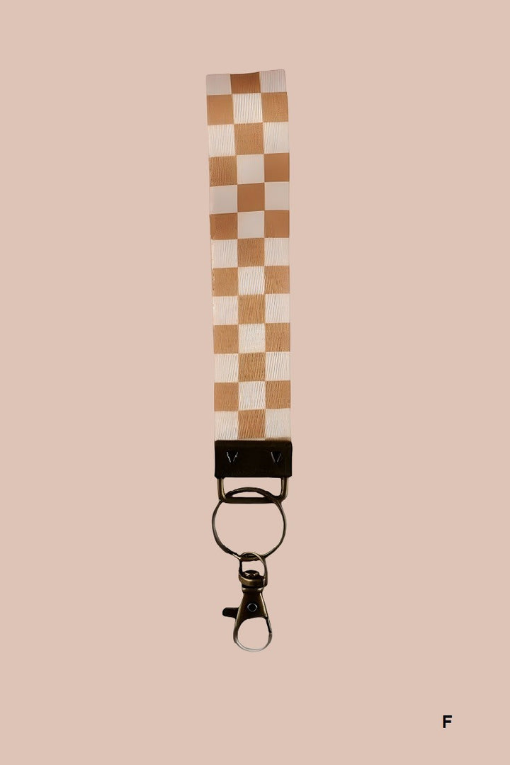 Checkered Keychain
