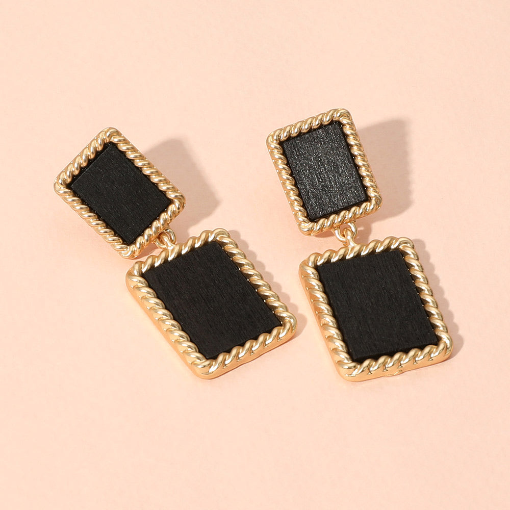 Wooden Windy Earrings