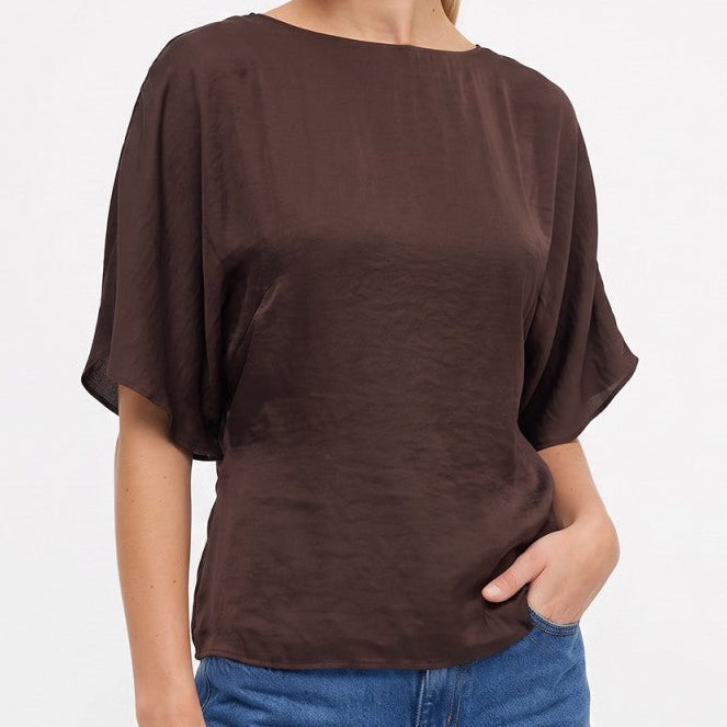 Tie Dolman Nay Top