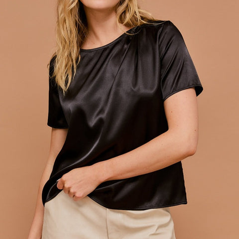 Elda Satin Top