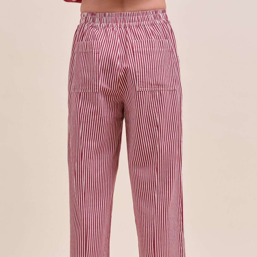 Jolly Stripped Wide Leg Pant