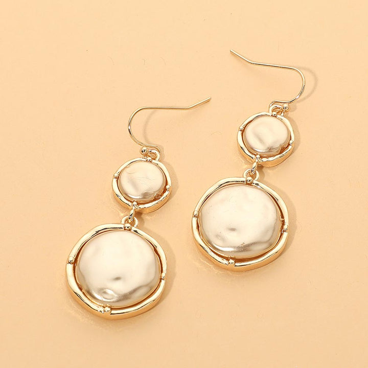 Double Pearl Disc Link Drops