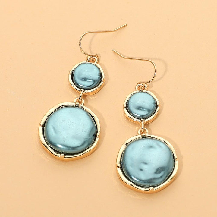 Double Pearl Disc Link Drops