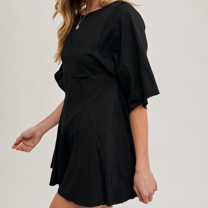 Button Back Short Romper