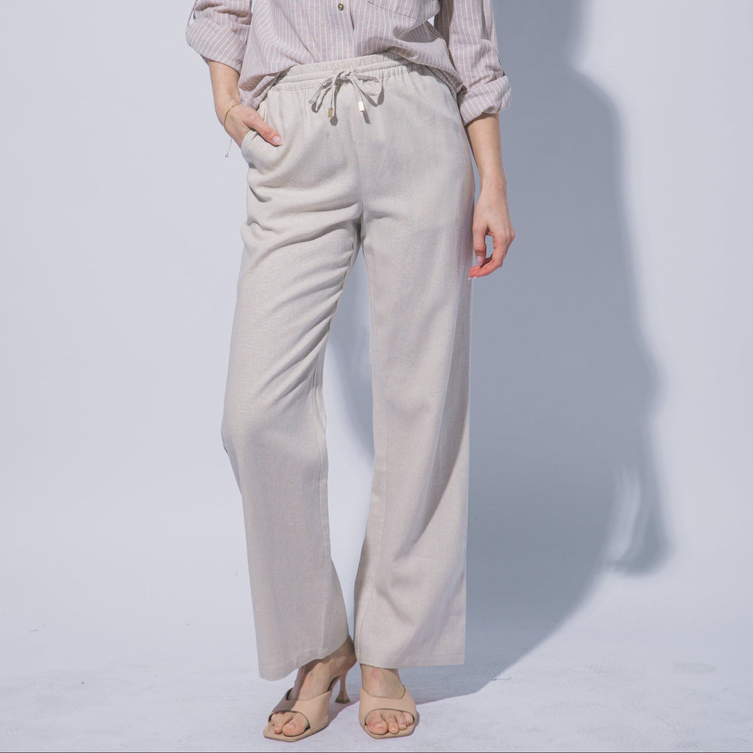 Nori Natural Linen Pant