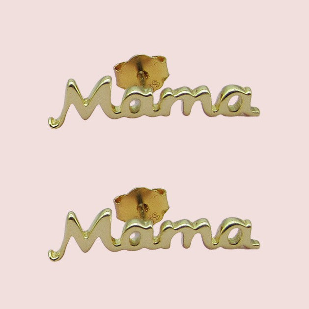 Cursive Mama Earrings