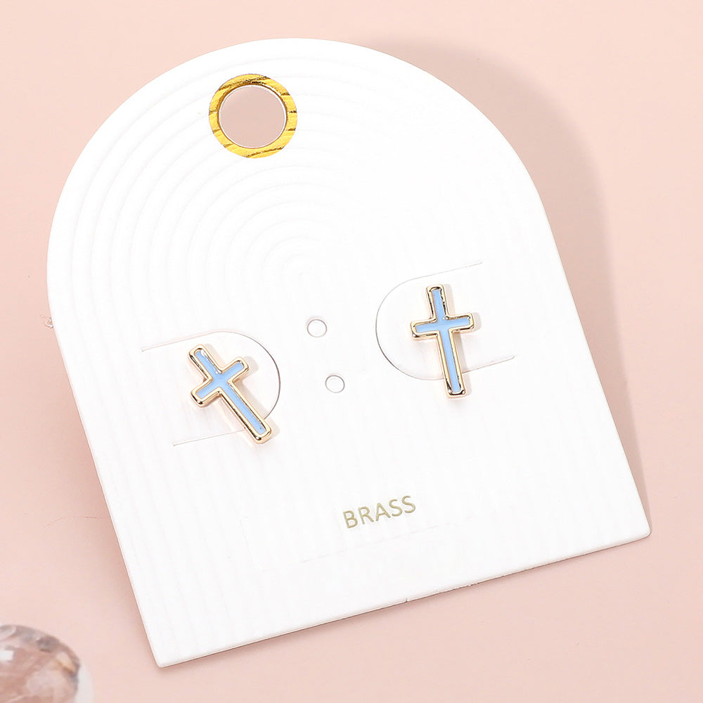 Enamel Mini Cross