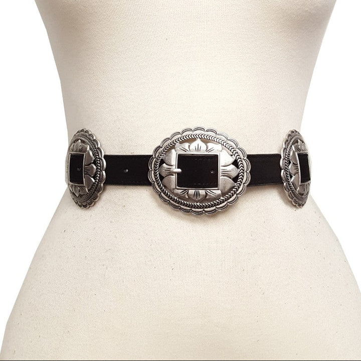 Suede Concho Belt