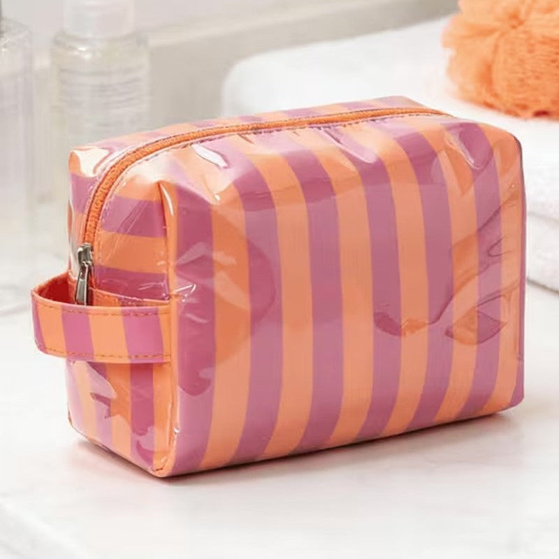 Stripe Cosmetic Bag