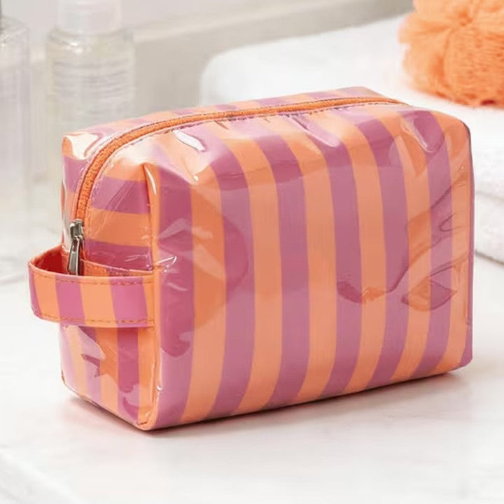 Stripe Cosmetic Bag