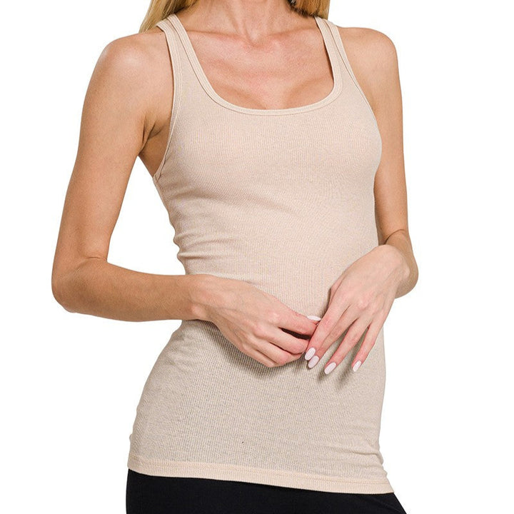 Stretchy Ribbed Tank