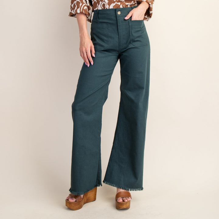 Frida Frayed Hem Pants
