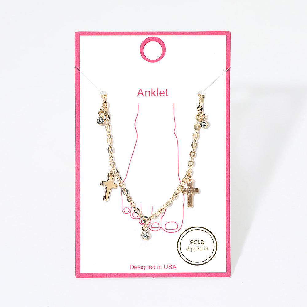 Cross Anklet