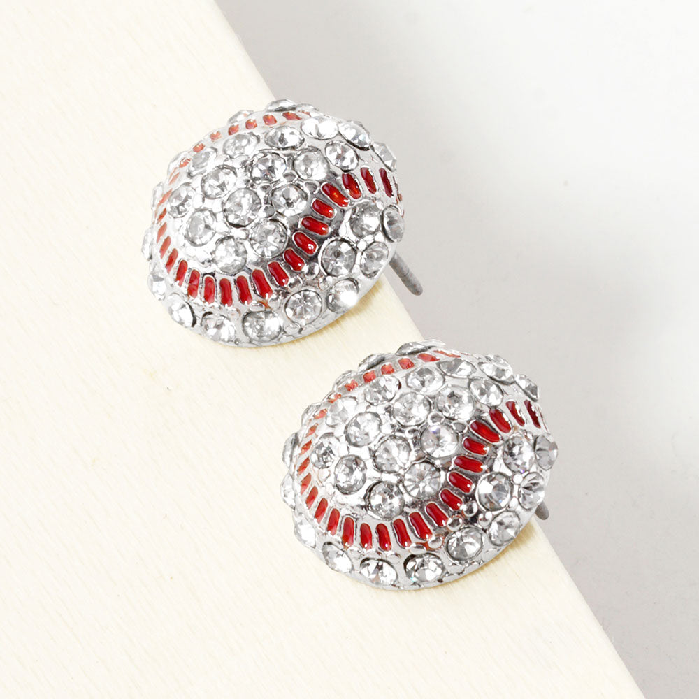 Bling Baseball Studs