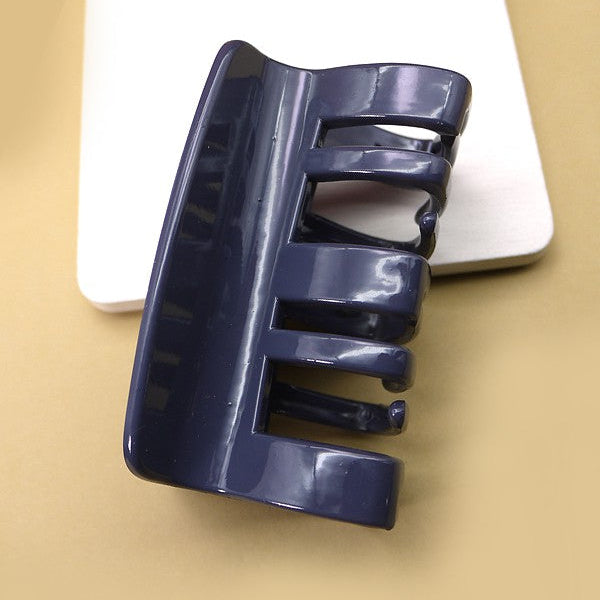 Glossy Rectangular Hair Claw Clip