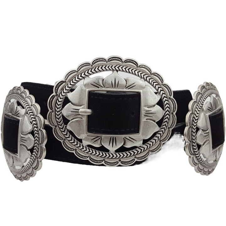 Suede Concho Belt