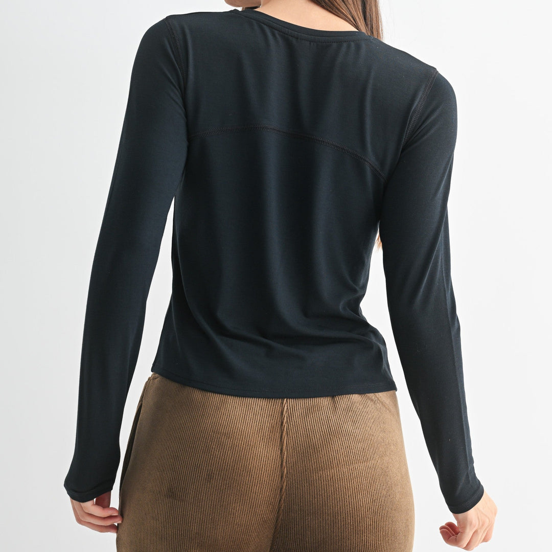 Luxe Line Long Sleeve Top