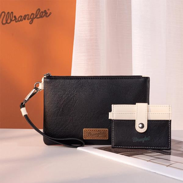 Wrangler Wristlet Cardholder Set