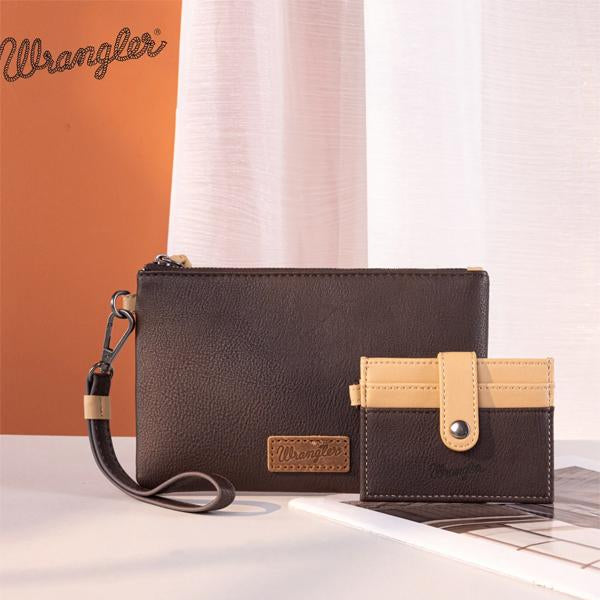 Wrangler Wristlet Cardholder Set