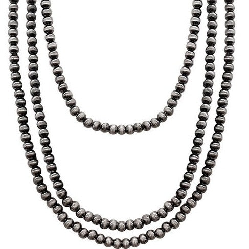 WESTERN PEARL BEAD SHORT NECKLACE