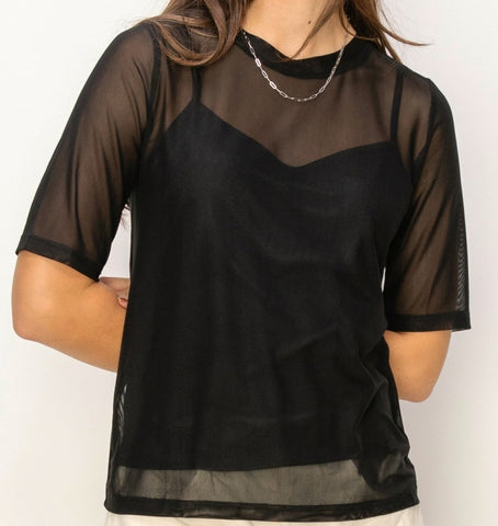 Macy Mesh Lined Top