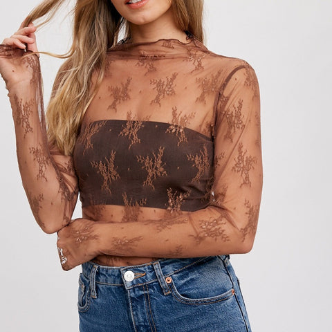 Lilly Lace Layering Top