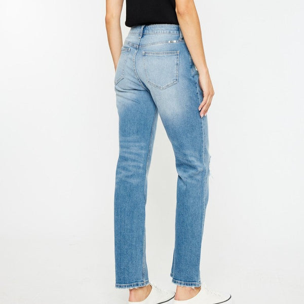 HIGH RISE SLIM STRAIGHT by KANCAN