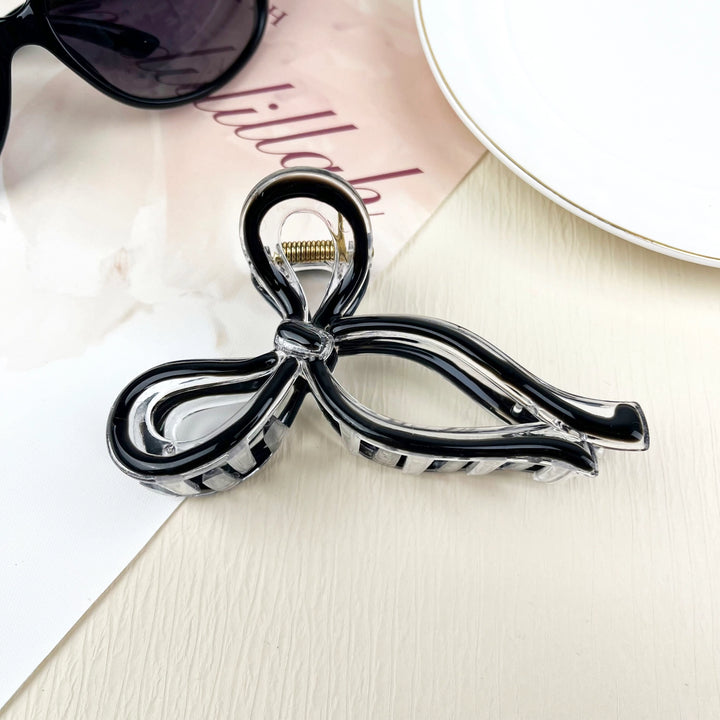 Jelly Color Bow Hai Clips