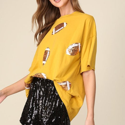 Game day dazzling football shirt