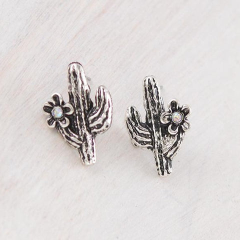 Cactus Flower Post Earrings