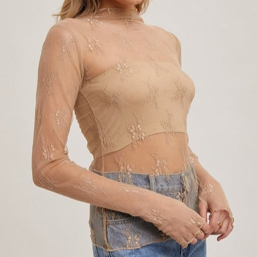 Lilly Lace Layering Top