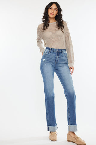 TESS KANCAN HIGH RISE STRAIGHT JEANS