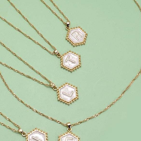 Hexagon Haley Necklace