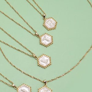 Hexagon Haley Necklace