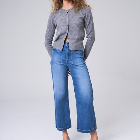 JEN SNEAK PEEK HIGH RISE CROP WIDE LEG